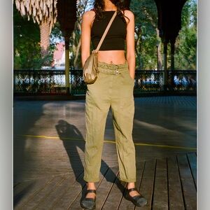 Urban Outfitters Darcie Double Belted Utility Pant Size 4